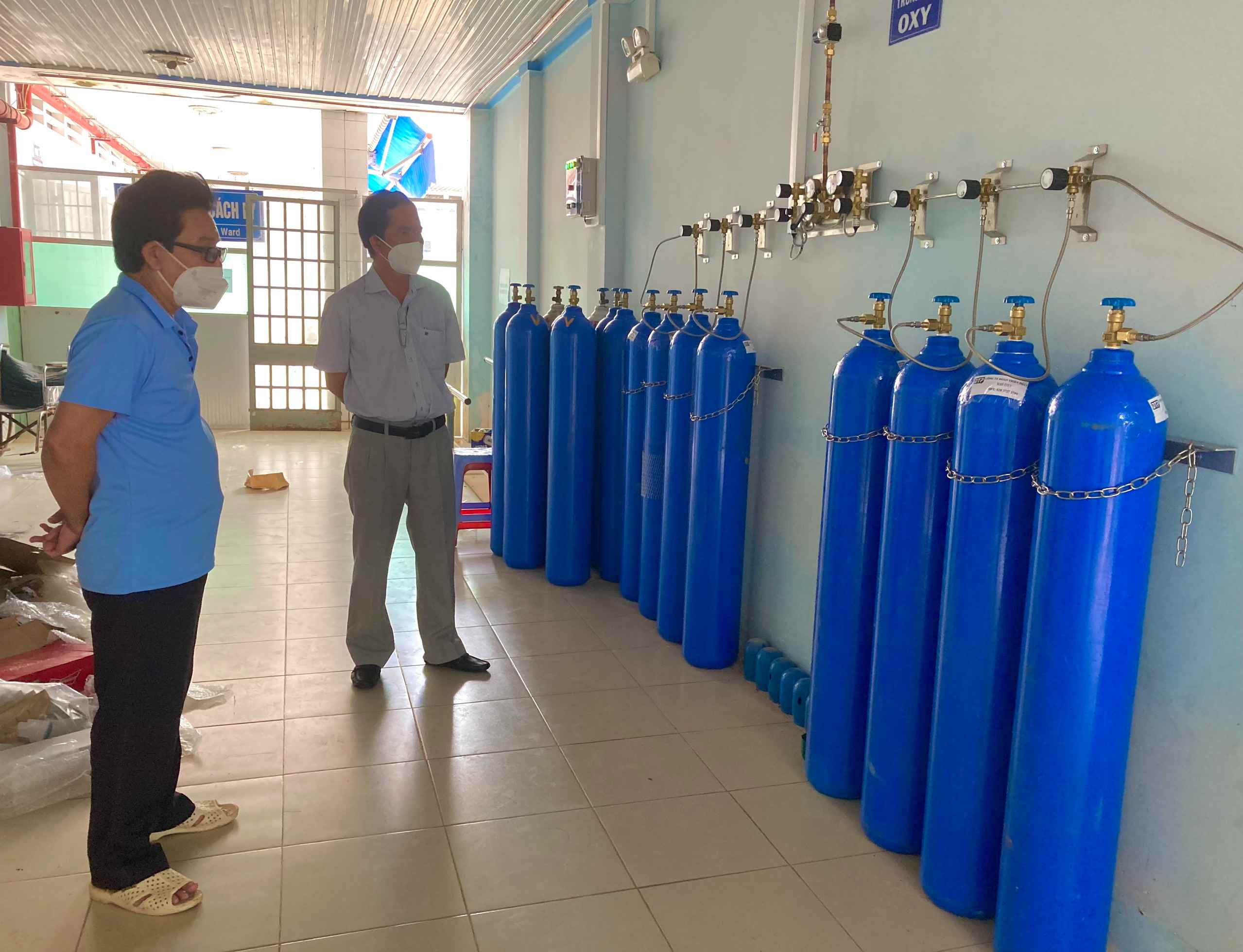 Trung tâm y tế huyện Dương Minh Châu nhận bàn giao “hệ thống khí oxy y tế” điều trị Covid-19